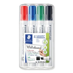 Lumocolor® 351 B whiteboard marker - Keilspitze, 4 Farben sortiert