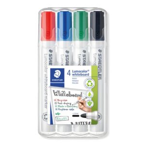 Lumocolor® 351 whiteboard marker - Rundspitze, 4 Farben sortiert