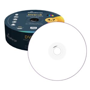 DVD+R - 4.7GB/120Min, 16-fach/Spindel, bedruckbar, Packung mit 25 Stück