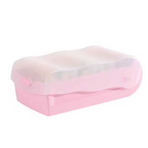 Karteibox CROCO DIN A7 quer, für 900 Karten, transluzent-pastellrosa