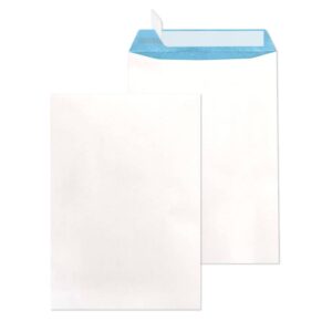 Versandtaschen B4 fadenverstärkt, ohne Fenster, 140 g/qm, weiß, 100 Stück