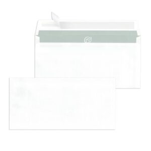 Briefumschläge DIN lang (220x110 mm), ohne Fenster, haftklebend, 80 g/qm, 1.000 Stück