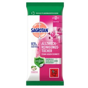 Reinigungstuch Blütenfrische & Grüner Apfel - 60 Stück