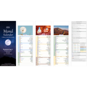 Mondkalender - 15 x 42 cm
