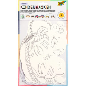 Kindermaske - 6 Stück sortiert, weiß