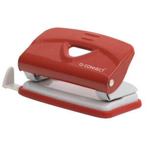 Locher, 10 Blatt, rot/grau