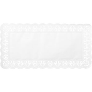 Tortenspitzen - 40 x 20 cm, 6 Stück, weiß