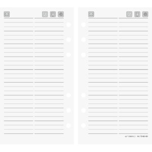 Timing 2 Einlagen Adressen - 9,3 x 17,2 cm, 24 Blatt