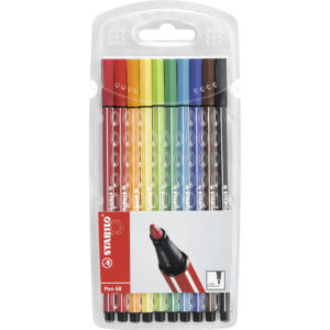 Premium-Filzstift - Pen 68 - 10er Pack - mit 10 verschiedenen Farben