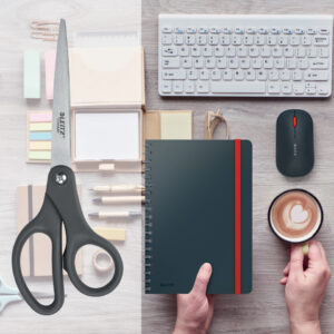 5421 Schere, Edelstahl, Titanbeschichtet, 180 mm, dunkelgrau