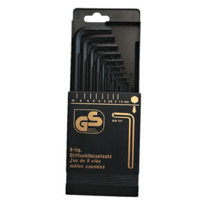 Stiftschlüsselsatz 6-kant 9-tlg., CV Stahl