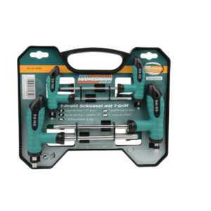 Winkelschraubendrehersatz, T-Griff, 8-teilig