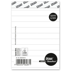 Notizblock - A7, 48 Blatt, 60 g/qm, liniert