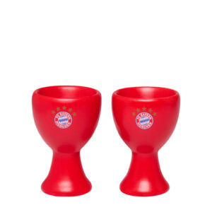 Eierbecher Logo, 2 Stück, rot