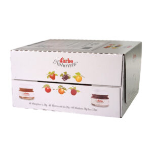 Marmeladen Sortiment im Miniglas, 60 x 28g