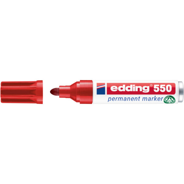550 Permanentmarker - 3 - 4 mm, rot, nachfüllbar