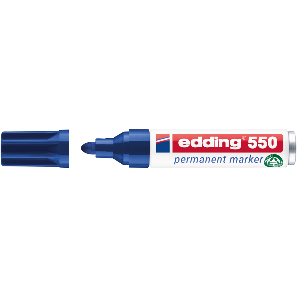 550 Permanentmarker - 3 - 4 mm, blau, nachfüllbar