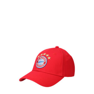 Baseballkappe Kinder, Logo rot