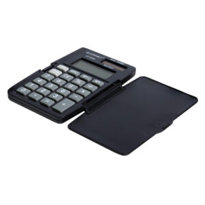 Taschenrechner mit Deckel, 8-stellig, schwarz