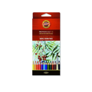 Aquarellstiftetui Mondeluz - 12er Farbkartonetui