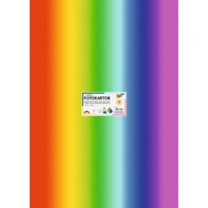 Fotokarton - 50 x 70 cm, Regenbogen