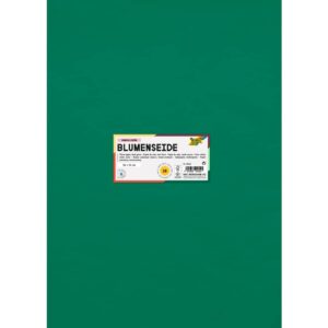 Blumenseide - 50 x 70 cm, 26 Bogen, dunkelgrün