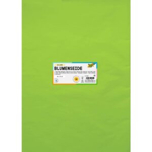 Blumenseide - 50 x 70 cm, 26 Bogen, hellgrün