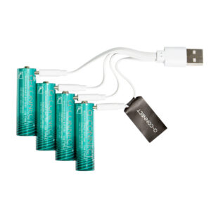 Batterie Akku/USB-C, HR06/AA/Mignon, NiMH 1400mAh, 4 Stück