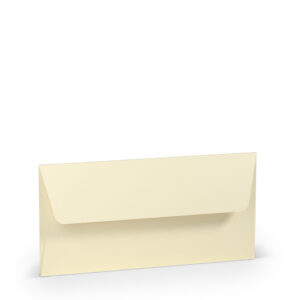 Briefhülle Paperado - DL, 100 g/qm, chamois gerippt, Seidenfutter