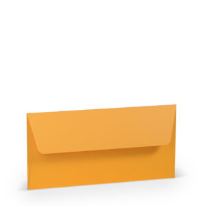 Briefhülle Paperado - DL, 100 g/qm, ocker gerippt, Seidenfutter