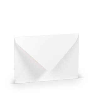 Briefhülle Paperado - C6, 100 g/qm, weiß gerippt, Seidenfutter