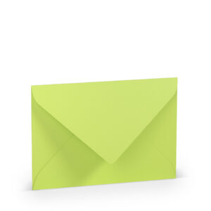 Briefhülle Paperado - B6, 100 g/qm, maigrün gerippt, Seidenfutter