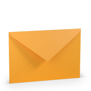 Briefhülle Paperado - C5, 100 g/qm, ocker gerippt, Seidenfutter