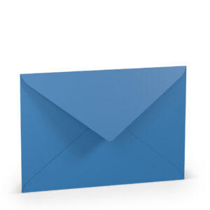 Briefhülle Paperado - C5, 100 g/qm, stahlblau gerippt, Seidenfutter