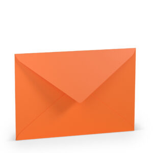 Briefhülle Paperado - C5, 100 g/qm, orange gerippt, Seidenfutter