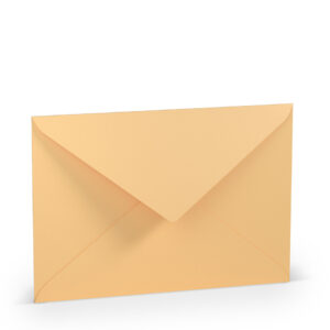 Briefhülle Paperado - C5, 100 g/qm, melon gerippt, Seidenfutter