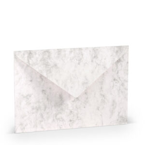 Briefhülle Paperado - C5, 100 g/qm, grau marmora, Seidenfutter