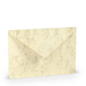 Briefhülle Paperado - C5, 100 g/qm, chamois marmora, Seidenfutter