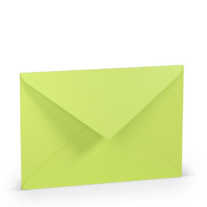 Briefhülle Paperado - C5, 100 g/qm, maigrün gerippt, Seidenfutter