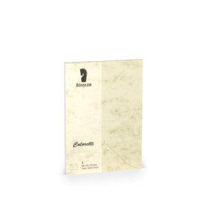Coloretti Briefumschläge - B6, 5 Stück, chamois marmora