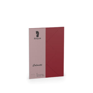 Coloretti Briefumschläge - B6, 5 Stück, rosso