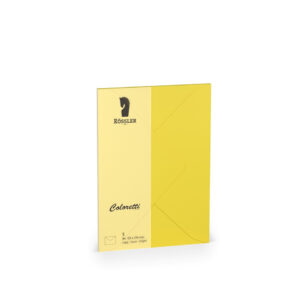 Coloretti Briefumschläge - B6, 5 Stück, goldgelb