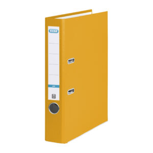 Ordner smart Pro PP/Papier, mit auswechselbarem Rückenschild, Rückenbreite 5 cm, gelb