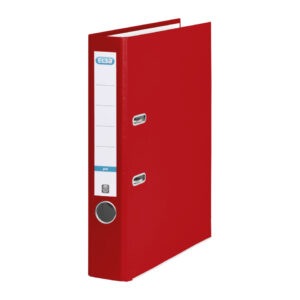 Ordner smart Pro PP/Papier, mit auswechselbarem Rückenschild, Rückenbreite 5 cm, rot