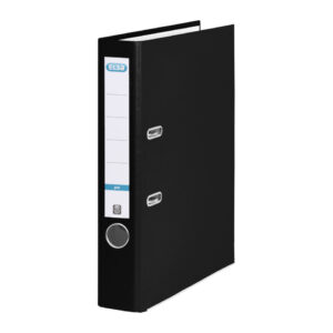 Ordner smart Pro PP/Papier, mit auswechselbarem Rückenschild, Rückenbreite 5 cm, schwarz