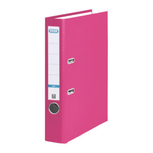 Ordner smart Pro PP/Papier, mit auswechselbarem Rückenschild, Rückenbreite 5 cm, pink