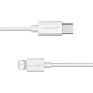 Ladekabel Lightning auf USB-C 2.0 1,0m weiß