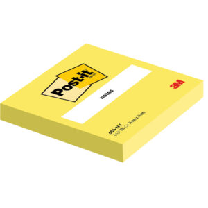 Haftnotizblock Neon Notes, 76x76mm, 100 Blatt, neongelb