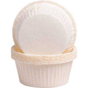 Muffinkapseln - 5 x 7 cm, weiß, 20 Stück
