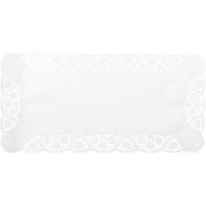 Tortenspitzen - 40 x 20 cm, 6 Stück, weiß